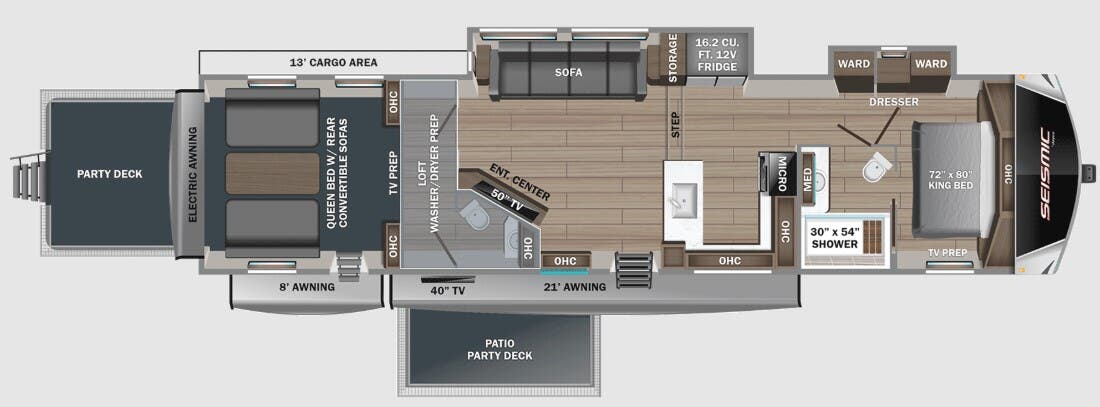 View 2025 Jayco Seismic 413 complete specs and manufacturer brochures