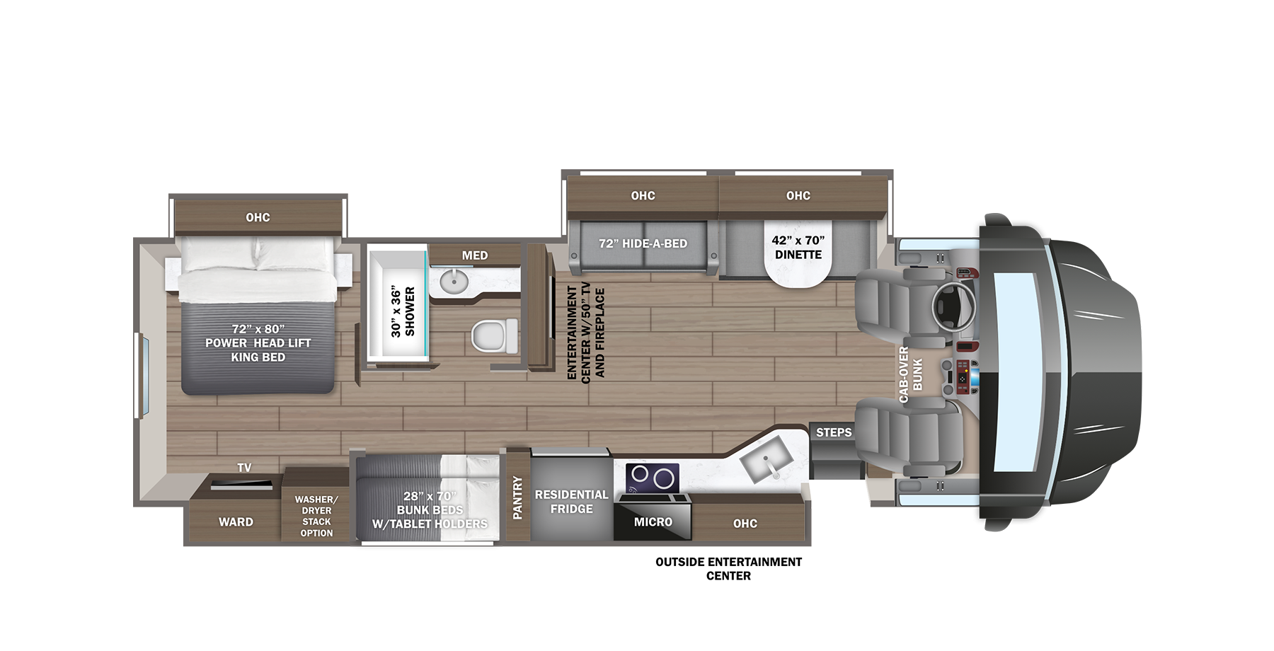 View 2025 Jayco Seneca Prestige 37L complete specs and manufacturer brochures