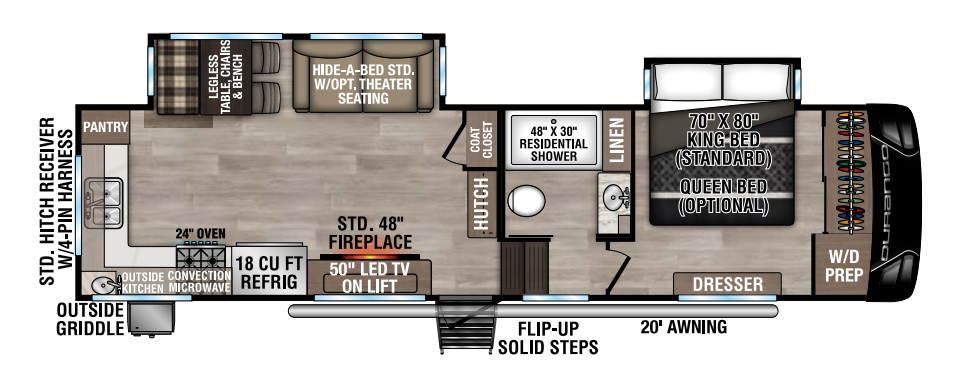 View 2025 K-Z Durango D281RKD complete specs and manufacturer brochures