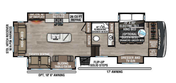 View 2025 K-Z Durango Gold G310RLQ complete specs and manufacturer brochures