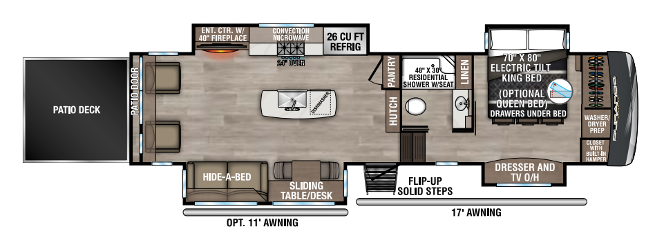 View 2025 K-Z Durango Gold G358RPQ complete specs and manufacturer brochures