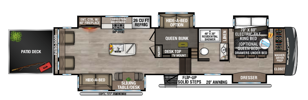 View 2025 K-Z Durango Gold G382MBF complete specs and manufacturer brochures