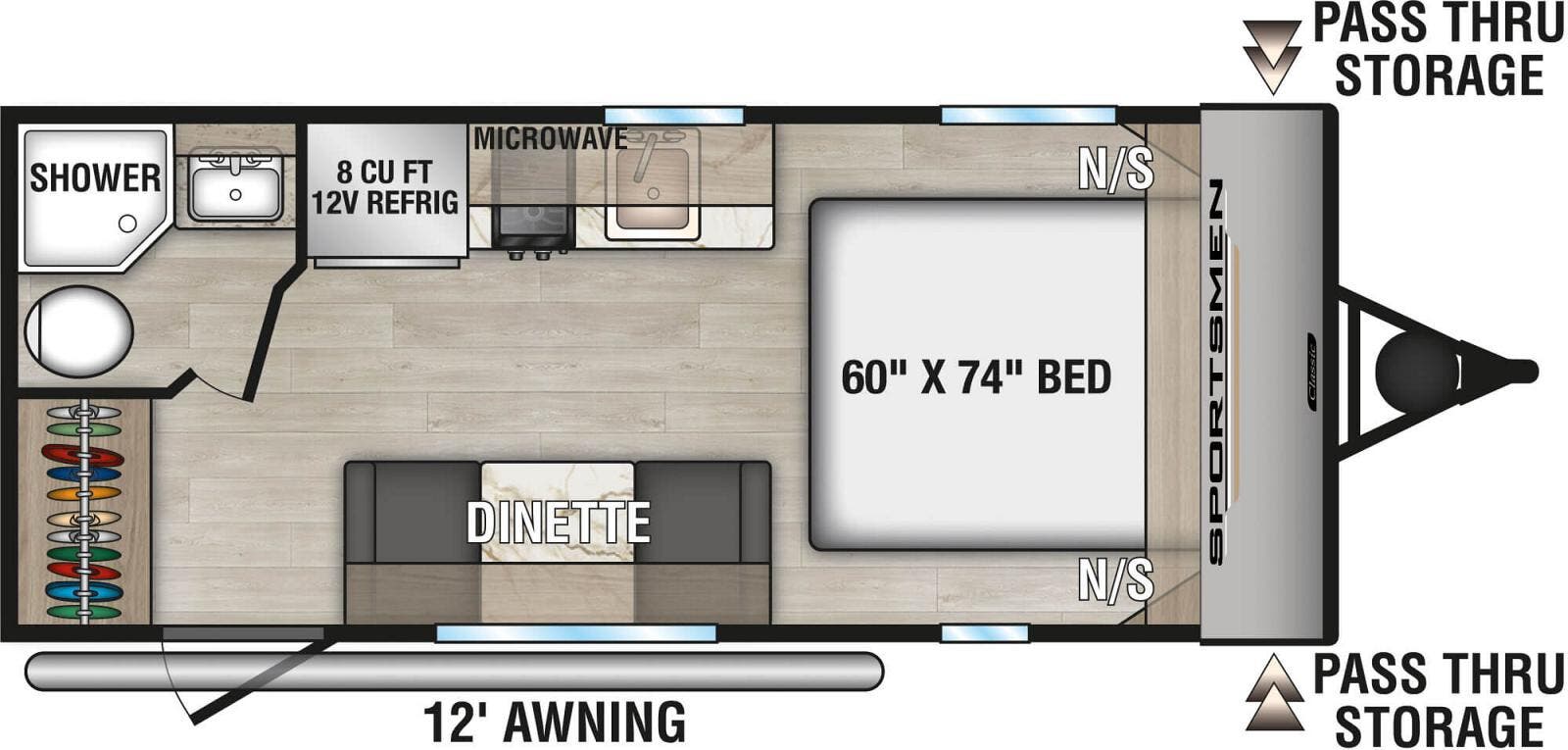 View 2025 K-Z Sportsmen Classic 160QB complete specs and manufacturer brochures