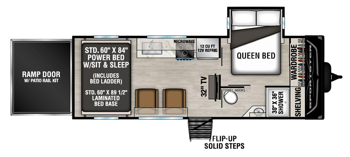 View 2025 K-Z Sportster X 22X complete specs and manufacturer brochures