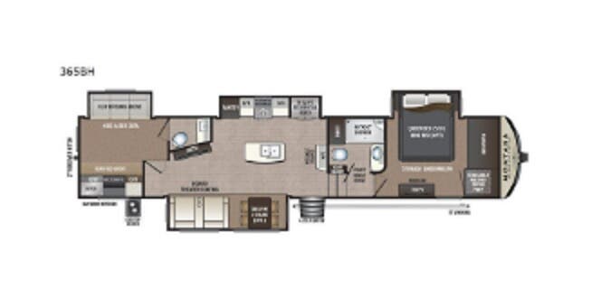 View 2025 Keystone Alpine 3220RL complete specs and manufacturer brochures