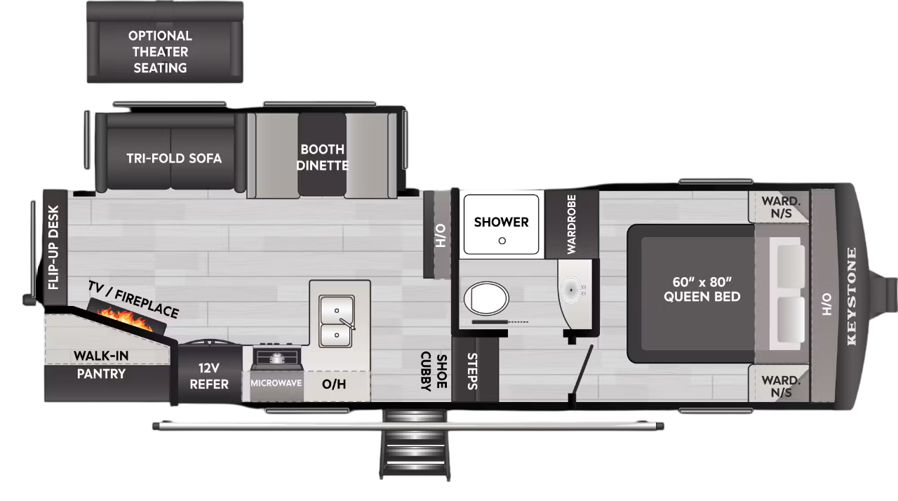 View 2025 Keystone Arcadia Select 24SRE complete specs and manufacturer brochures
