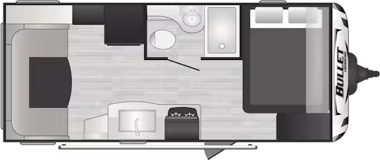 View 2025 Keystone Bullet Crossfire 1900RD complete specs and manufacturer brochures