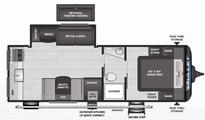 View 2025 Keystone Bullet Crossfire 245RKSWE complete specs and manufacturer brochures