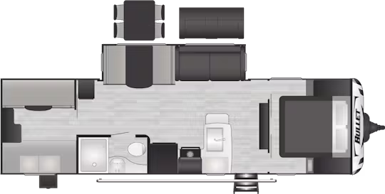 View 2025 Keystone Bullet Premium 287QBS complete specs and manufacturer brochures