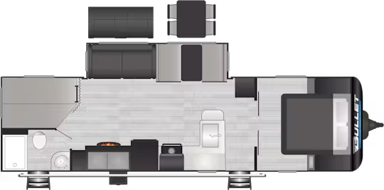 View 2025 Keystone Bullet Premium 290BHS complete specs and manufacturer brochures