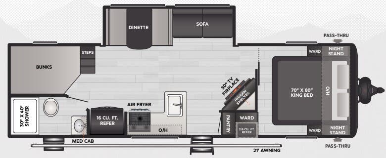 View 2025 Keystone Coleman Lantern 28BHS complete specs and manufacturer brochures
