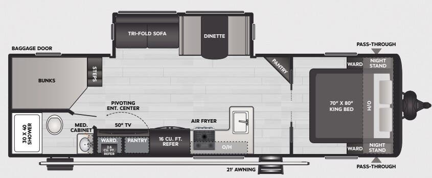View 2025 Keystone Coleman Legacy 2900BH complete specs and manufacturer brochures