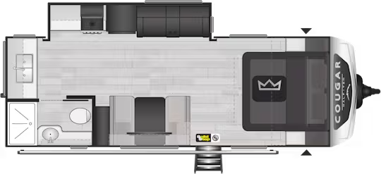 View 2025 Keystone Cougar Half-Ton 22MLSWE complete specs and manufacturer brochures
