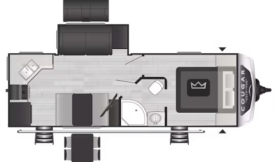 View 2025 Keystone Cougar Half-Ton 24SABWE complete specs and manufacturer brochures