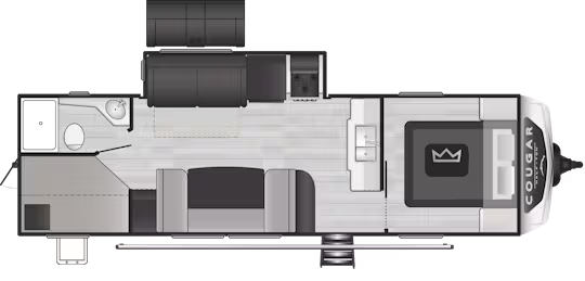 View 2025 Keystone Cougar Half-Ton 27BHS complete specs and manufacturer brochures