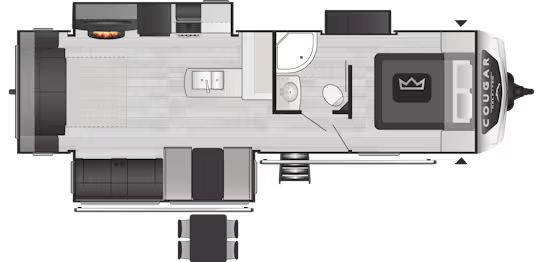View 2025 Keystone Cougar Half-Ton 29RLSWE complete specs and manufacturer brochures
