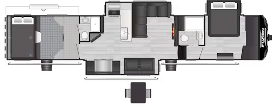 View 2025 Keystone Fuzion 432 complete specs and manufacturer brochures