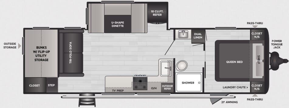 View 2025 Keystone Hideout Cottage 28BUS complete specs and manufacturer brochures