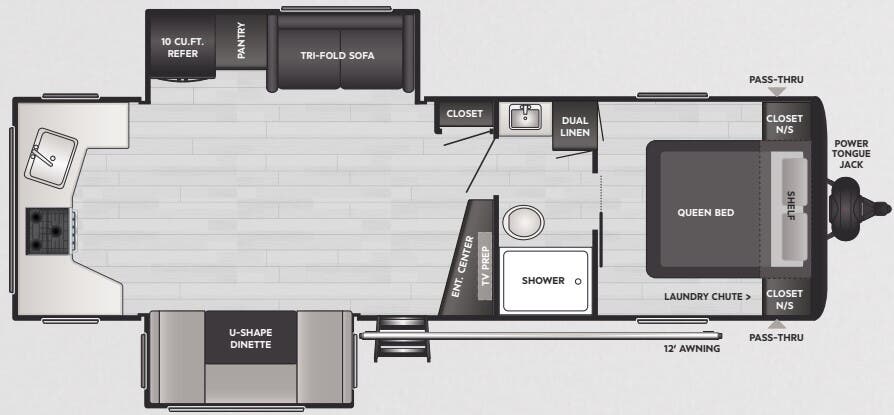 View 2025 Keystone Hideout Cottage 28RKD complete specs and manufacturer brochures