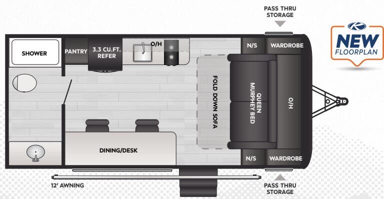 View 2025 Keystone Hideout Mini 171MB complete specs and manufacturer brochures