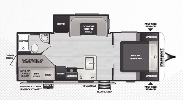View 2025 Keystone Passport SL Series 229BH complete specs and manufacturer brochures