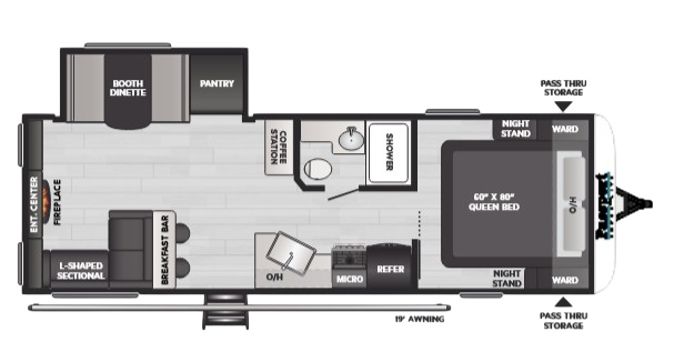 View 2025 Keystone Passport SL Series 2660RLWE complete specs and manufacturer brochures