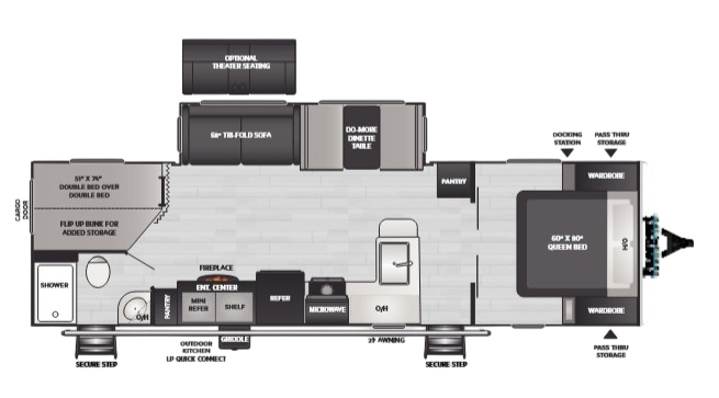 View 2025 Keystone Passport SL Series 2900BHWE complete specs and manufacturer brochures