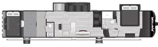 View 2025 Keystone Raptor 424 complete specs and manufacturer brochures