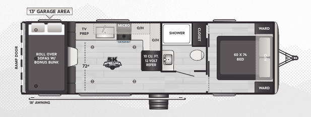 View 2025 Keystone Raptor Carbon 29WFO complete specs and manufacturer brochures