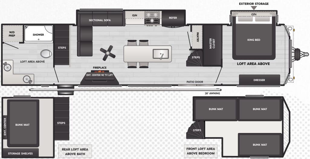 View 2025 Keystone Residence 40CLDL complete specs and manufacturer brochures