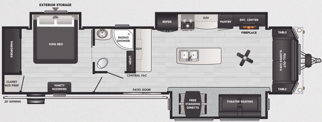 View 2025 Keystone Residence 40MKTS complete specs and manufacturer brochures