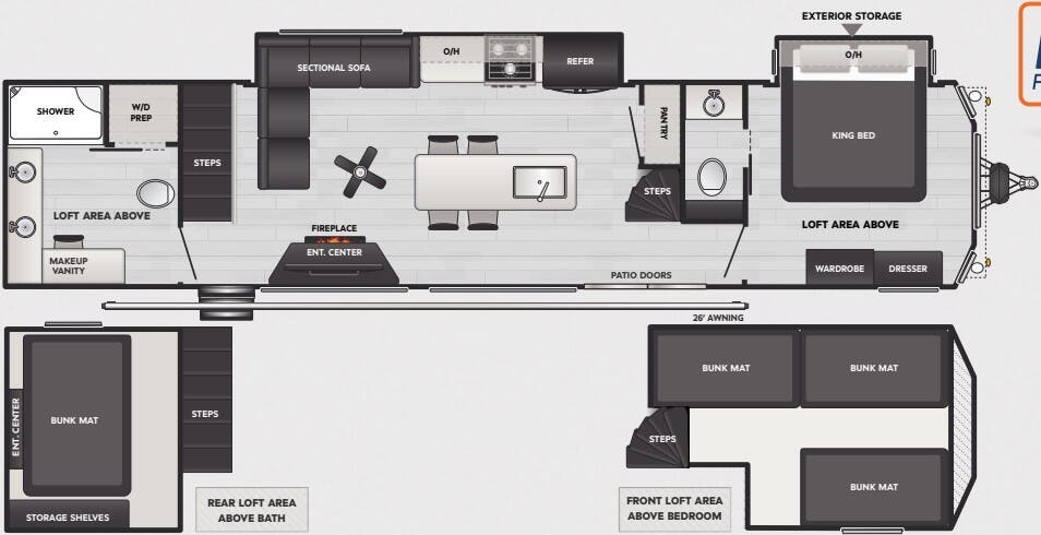 View 2025 Keystone Retreat 391HBDL complete specs and manufacturer brochures
