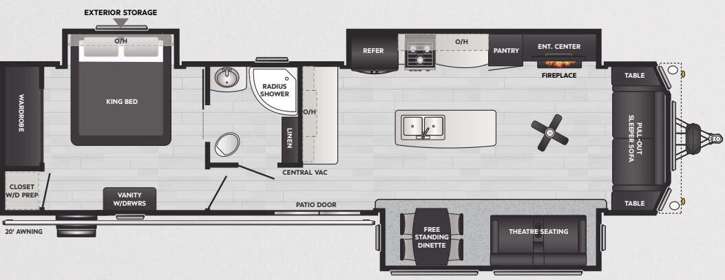 View 2025 Keystone Retreat 391MKTS complete specs and manufacturer brochures