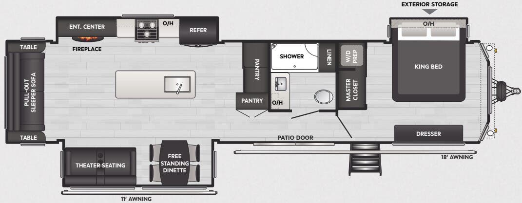 View 2025 Keystone Retreat 391RS complete specs and manufacturer brochures