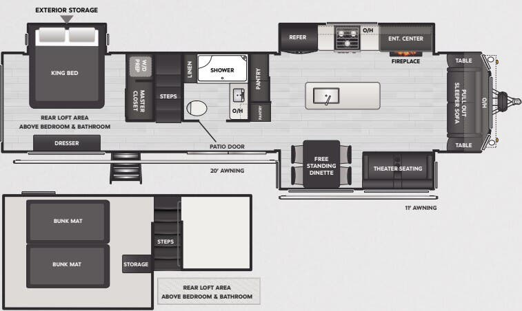 View 2025 Keystone Retreat 39FSRL complete specs and manufacturer brochures