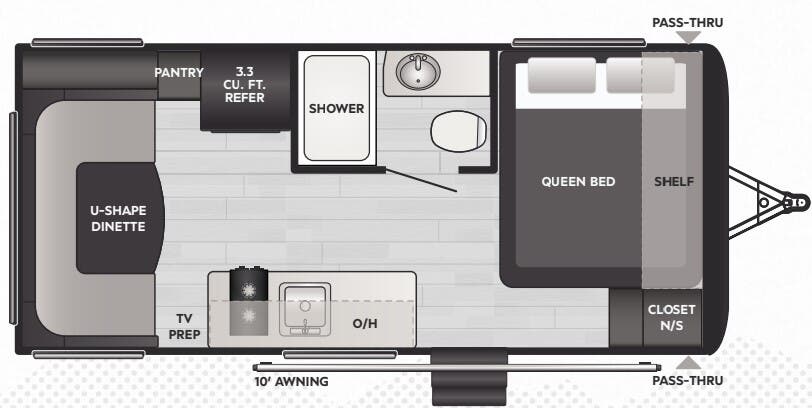 View 2025 Keystone Springdale Mini 1750RD complete specs and manufacturer brochures