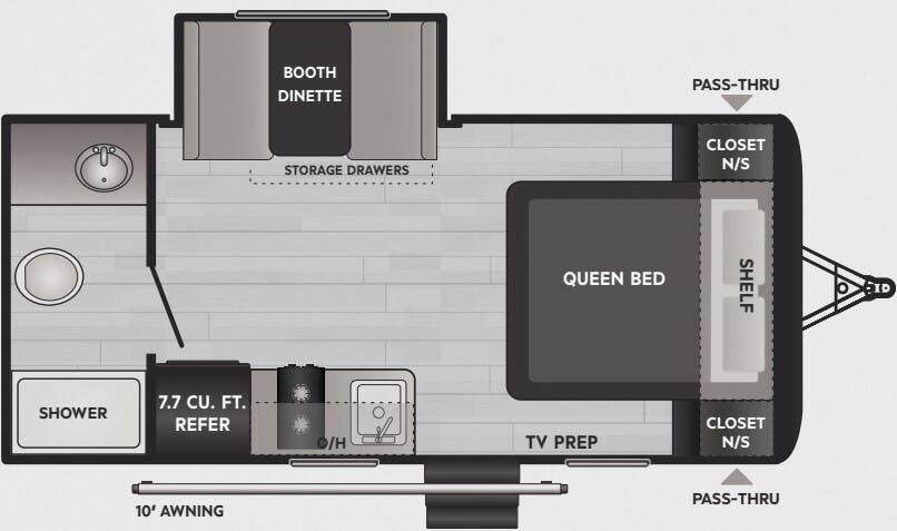 View 2025 Keystone Springdale Mini 1790FQ complete specs and manufacturer brochures
