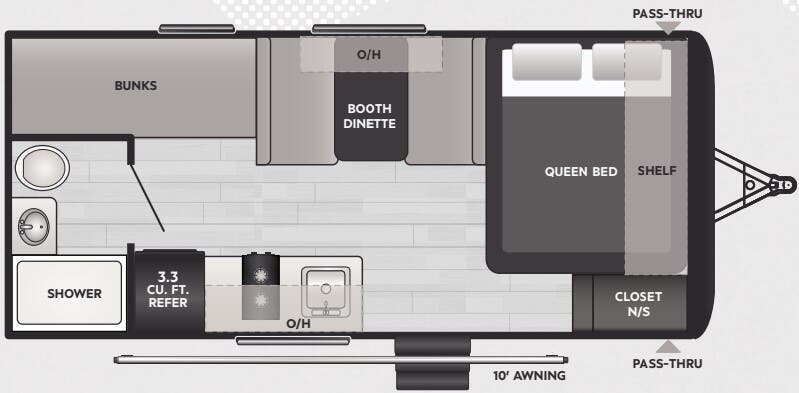 View 2025 Keystone Springdale Mini 1800BH complete specs and manufacturer brochures
