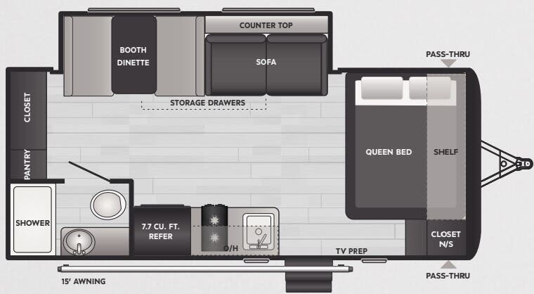 View 2025 Keystone Springdale Mini 1860SS complete specs and manufacturer brochures