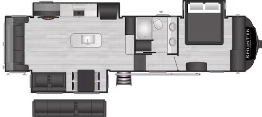 View 2025 Keystone Sprinter 3190RLS complete specs and manufacturer brochures
