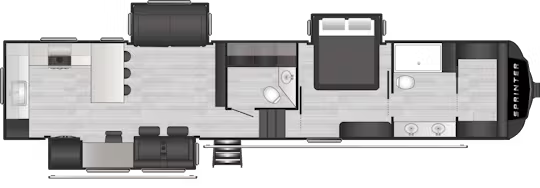 View 2025 Keystone Sprinter 3840LRK complete specs and manufacturer brochures