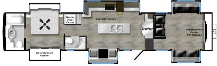 View 2025 Luxe Elite 44FL complete specs and manufacturer brochures