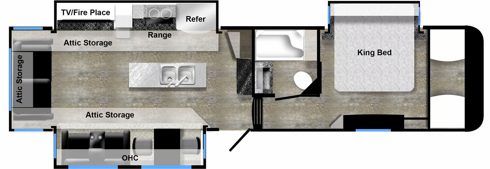 View 2025 Luxe Gold 35GRS complete specs and manufacturer brochures