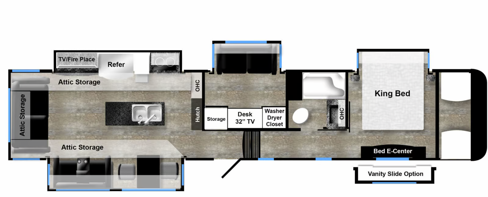 View 2025 Luxe Gold 41GMD complete specs and manufacturer brochures