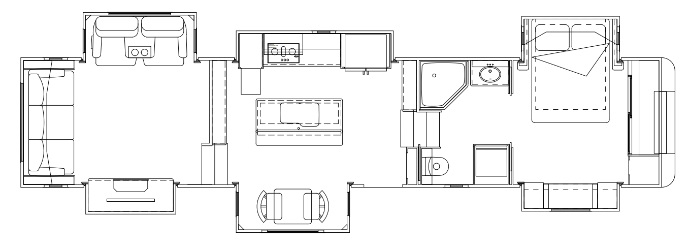 View 2025 New Horizons Majestic M41FL6S complete specs and manufacturer brochures
