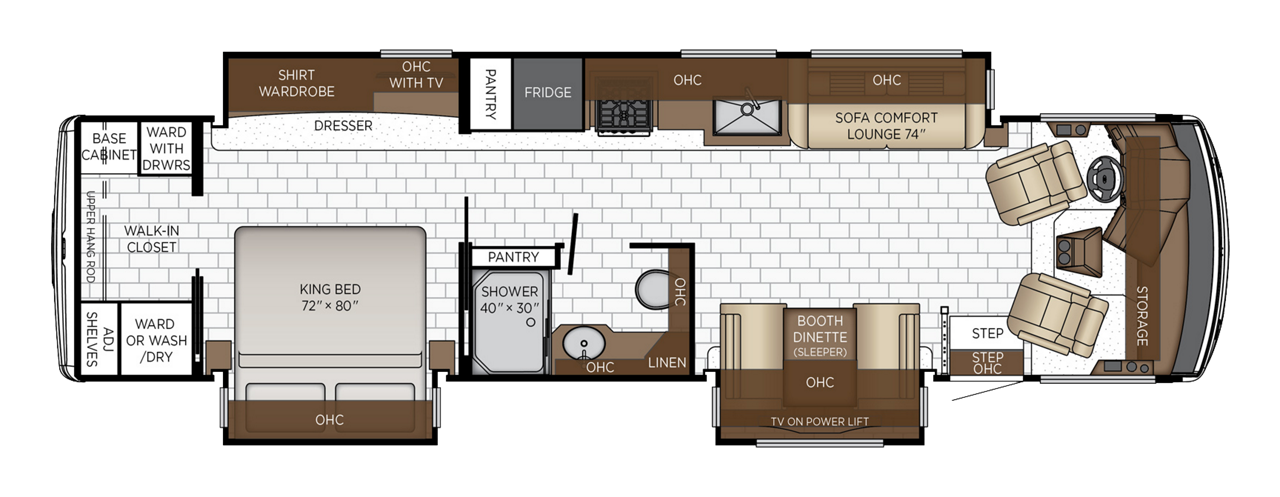 View 2025 Newmar Bay Star 3618 complete specs and manufacturer brochures