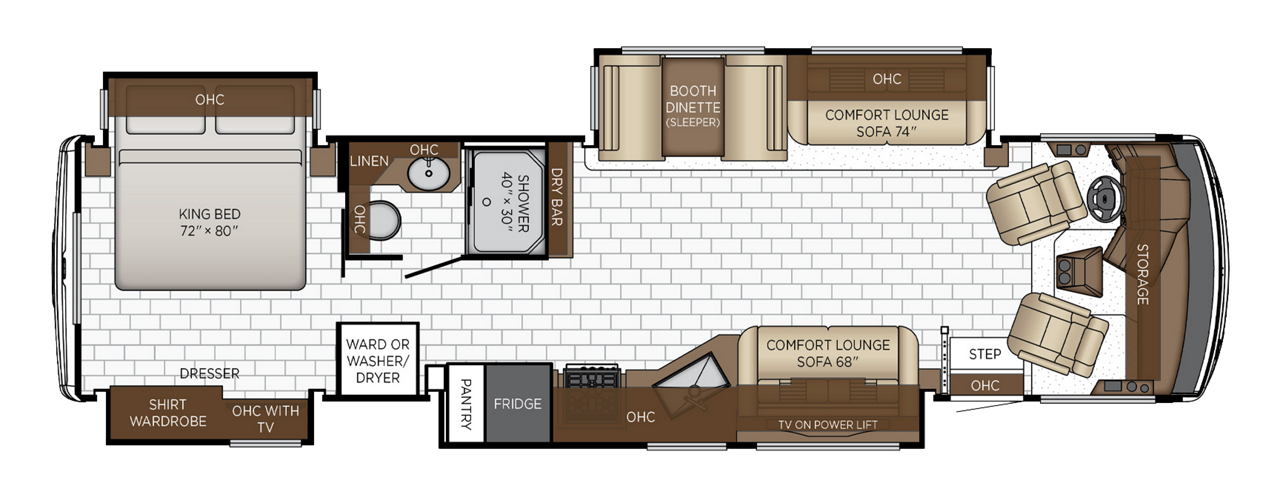 View 2025 Newmar Bay Star 3626 complete specs and manufacturer brochures