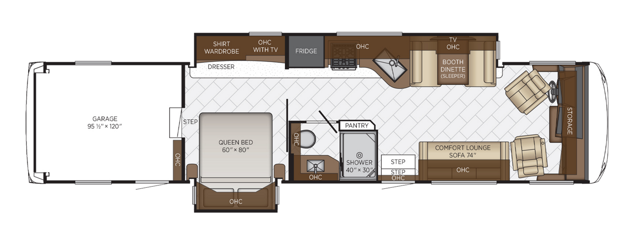View 2025 Newmar Canyon Star 3947 complete specs and manufacturer brochures