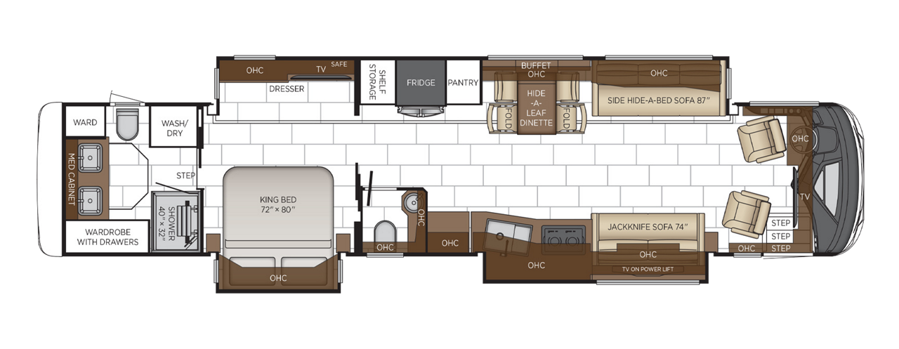 View 2025 Newmar Mountain Aire 4595 complete specs and manufacturer brochures