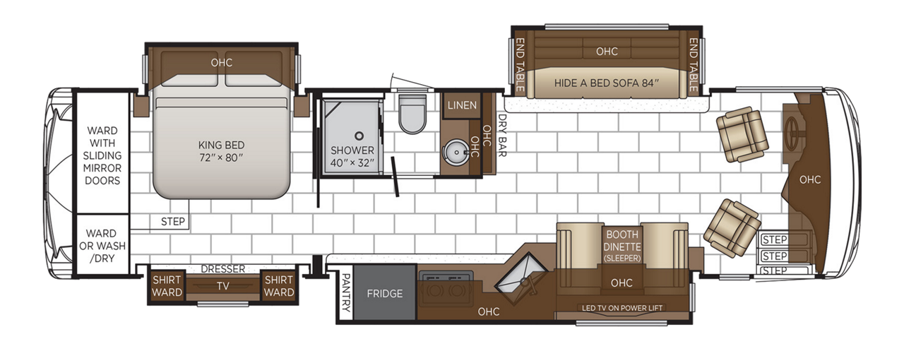 View 2025 Newmar Ventana 3512 (Freightliner) complete specs and manufacturer brochures